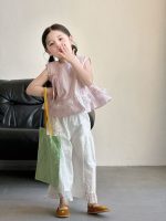 【90-140】トップス 女の子 ノースリープ レース リボン - 画像 (3)