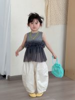 【90-140】ベスト 女の子 チュール 切り替え おしゃれ - 画像 (3)