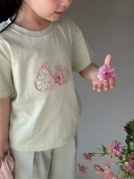 【90-140】半袖Tシャツ 女の子 スウィート 合わせやすい - 画像 (3)
