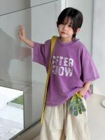 【100-150】Tシャツ 夏新作 半袖 ラウンドネック カジュアル