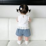 【73-100】トップスorパンツ ベビー 女の子 フリル かわいい - 画像 (4)