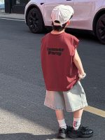 【90-150】Tシャツorショートパンツ 男の子 英字 クール - 画像 (3)