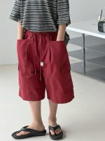 【90-160】ショートパンツ 男の子 ポケット付き カーゴパンツ - 画像 (6)