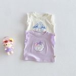 【73-120】タンクトップ 女の子 フリル袖 可愛い 子供服 - 画像 (3)