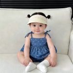 【73-100】セットアップ ベビー 女の子 リボン フリル - 画像 (5)