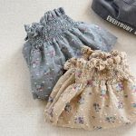 【80-130】ショートパンツ 女の子 花柄 ギャザー - 画像 (6)