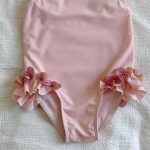 【90-140】水着 フラワー スウィート スイムウェア - 画像 (11)