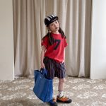【80-130】ショートパンツ 女の子 ストライプ カジュアル - 画像 (4)