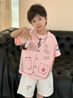 【90-140】半袖Tシャツ 男の子 プリント ルーズ トレンド - 画像 (3)
