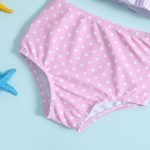 【9ヵ月-4歳】水着 ストライプ ドット柄 スイムウェア - 画像 (6)