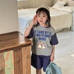 【80-130】半袖Tシャツ 女の子 プリント 刺繍 ゆったり - 画像 (3)