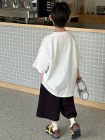 【90-160】半袖Tシャツ 男の子 プリント 英字 着せやすい - 画像 (5)