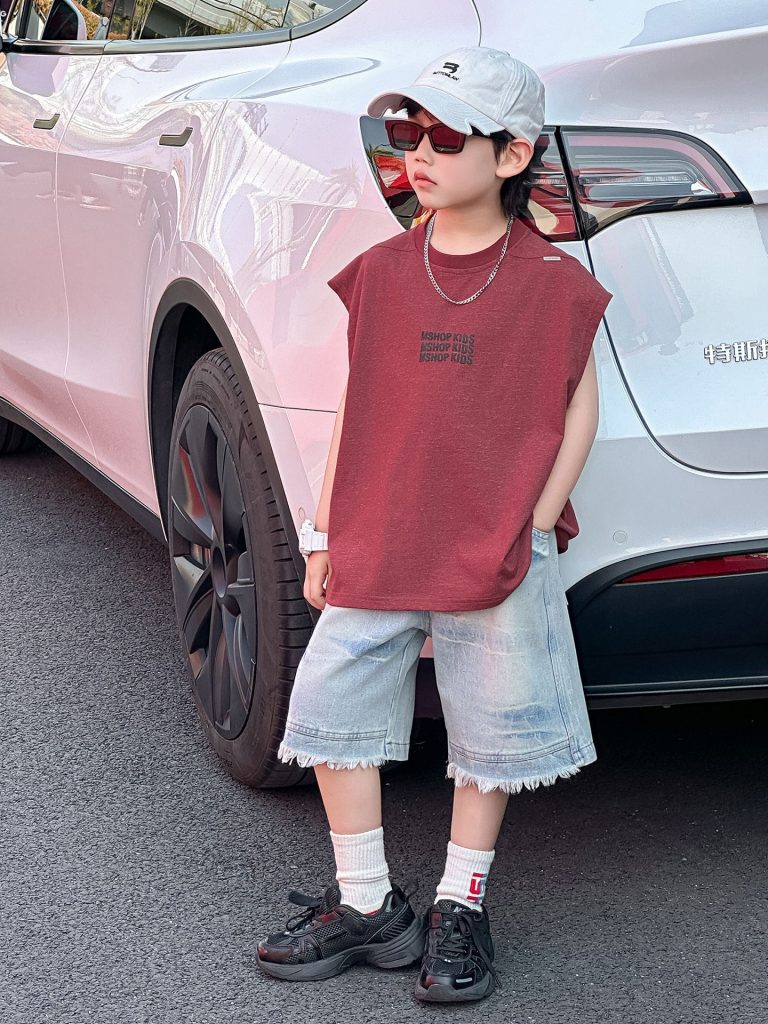 【90-150cm】Tシャツorショートパンツ 男の子 英字 クール