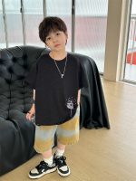 【90-140】ショートパンツ 男の子 タイダイ ジーンズ - 画像 (6)