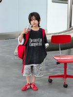 【100-150】Tシャツ ショートパンツ 半袖 レトロ ヒョウ柄 プリント - 画像 (6)