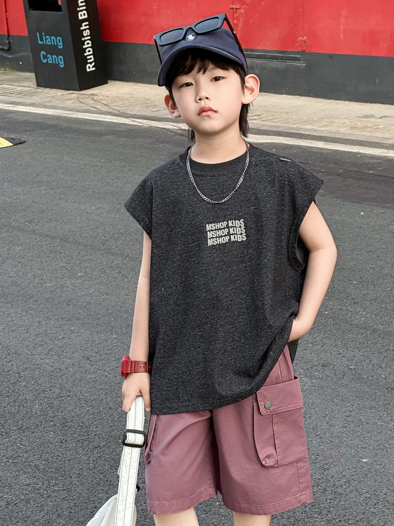 【90-150cm】Tシャツorショートパンツ 男の子 ポケット付き プリント