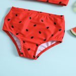 【80-130】水着 フルーツ柄フリル かわいい スイムウェア - 画像 (8)