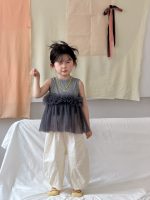 【90-140】ベスト 女の子 チュール 切り替え おしゃれ - 画像 (5)