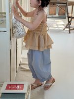 【90-140】パンツ 女の子 無地 フリル おしゃれ - 画像 (4)