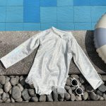 【90-140】水着 女の子 長袖 UVカット 速乾 マーメイド柄 スイムウェア - 画像 (5)