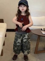 【90-150】ベストorパンツorセットアップ 女の子 カモフラ お出かけに - 画像 (6)