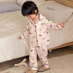 【100-160】ルームウェア パジャマ 男の子 前開き カートゥーン - 画像 (2)