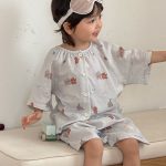【90-160】ルームウェア 男の子 半袖 前開き カートゥーンプリント - 画像 (3)