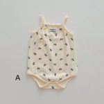 【66-90】キャミロンパース ベビー プリント 着心地良い - 画像 (7)