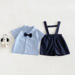 【73-100】セットアップ ベビー 男の子 学院風 - 画像 (5)