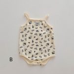 【66-90】キャミロンパース ベビー プリント 着心地良い - 画像 (8)