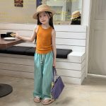 【100-170】ベスト 女の子 無地 ベーシック ナチュラル - 画像 (4)