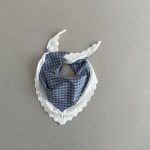 【GOODS】ヘッドスカーフ 女の子 チェック柄 通園・お出かけに - 画像 (9)