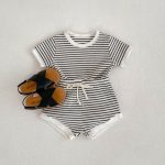 【73-100】セットアップ ベビー ナチュラル やわらか素材 - 画像 (6)