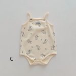 【66-90】キャミロンパース ベビー プリント 着心地良い - 画像 (9)