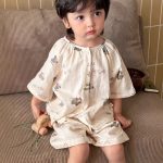 【90-160】ルームウェア 男の子 半袖 前開き カートゥーンプリント - 画像 (5)