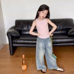 【100-170】ベスト 女の子 無地 ベーシック ナチュラル - 画像 (5)