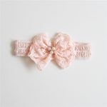 【GOODS】ヘアバンド ベビー用 女の子 リボン レース 0-18ヶ月 - 画像 (7)