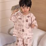 【90-160】ルームウェア 男の子 半袖 前開き カートゥーンプリント - 画像 (6)