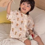 【90-160】ルームウェア 男の子 半袖 前開き カートゥーンプリント - 画像 (7)