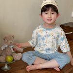 【100-150】ルームウェア キッズ 男女兼用 可愛い 動物柄 蒸れにくい - 画像 (10)