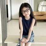 【100-170】ベスト 女の子 無地 ベーシック ナチュラル - 画像 (7)