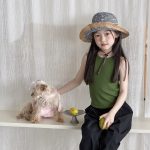 【100-170】ベスト 女の子 無地 ベーシック ナチュラル - 画像 (8)
