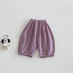【73-120】パンツ キッズ 無地 カジュアル ゆったり - 画像 (6)