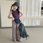 【100-170】ベスト 女の子 無地 ベーシック ナチュラル - 画像 (9)