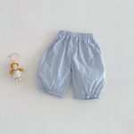 【73-120】ベスト or パンツ ベビー 女の子 無地 おしゃれ フリルデザイン - 画像 (17)
