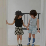 【73-120】ショートパンツ ベビー チェック柄 履きやすい - 画像 (5)