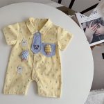 【66-100】ロンパース キイロ アイス クリーム 可愛い ベビー服 - 画像 (10)