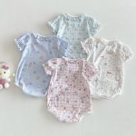 【66-90】ロンパース 可愛い 総柄 おしゃれ ベビー服 - 画像 (7)