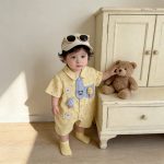 【66-100】ロンパース キイロ アイス クリーム 可愛い ベビー服 - 画像 (6)