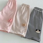 【73-120】ボーダーパンツ 可愛い 履きやすい 女の子 男の子 ボトムス - 画像 (16)